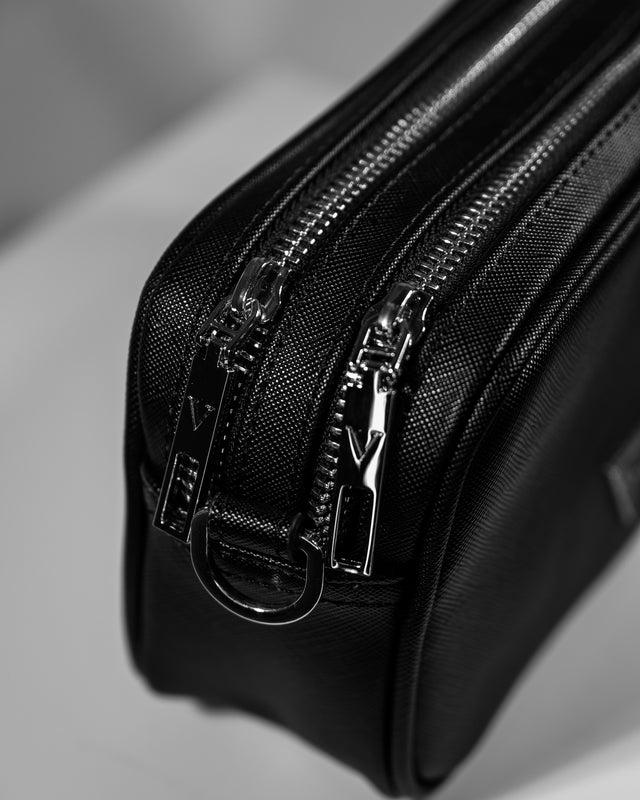 Crossbody Bag & Earphone Case - Black