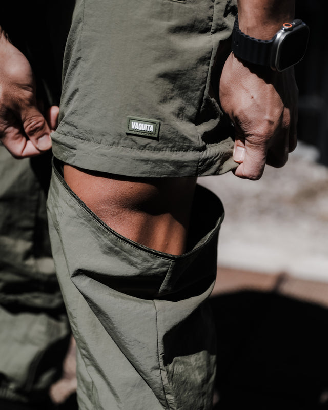 Tiered Cargo Pants Classic - Army Green