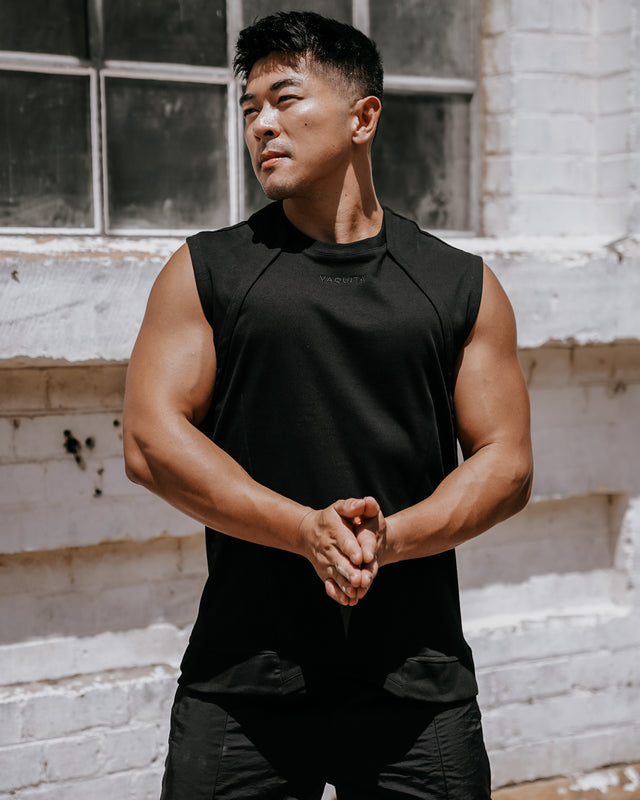 Xavier Sleeveless Muscle Tank - 100% Cotton Classic Fit.