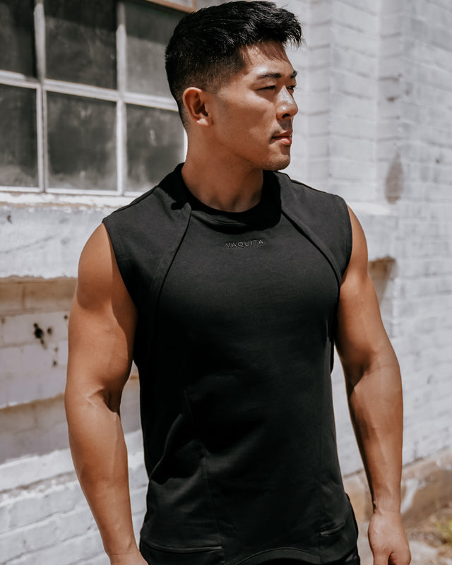 Xavier Sleeveless Muscle Tank - 100% Cotton Classic Fit.