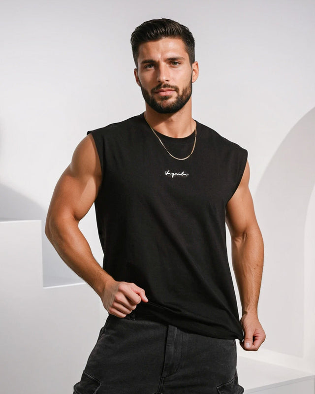 Rexton Classic Muscle Tank - Black