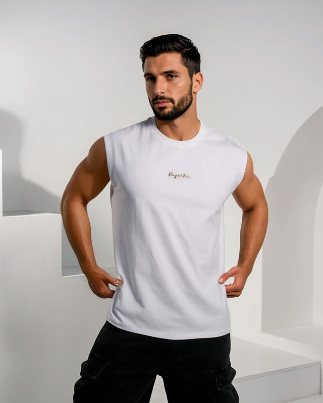 Rexton Classic Muscle Tank - White