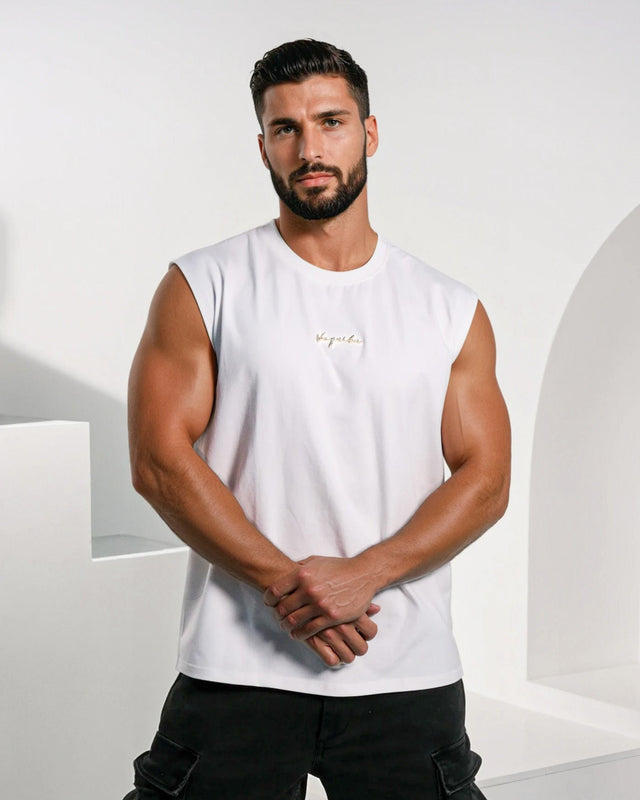 Rexton Classic Muscle Tank - White