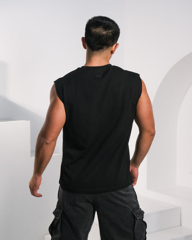 Rexton Classic Muscle Tank - Black