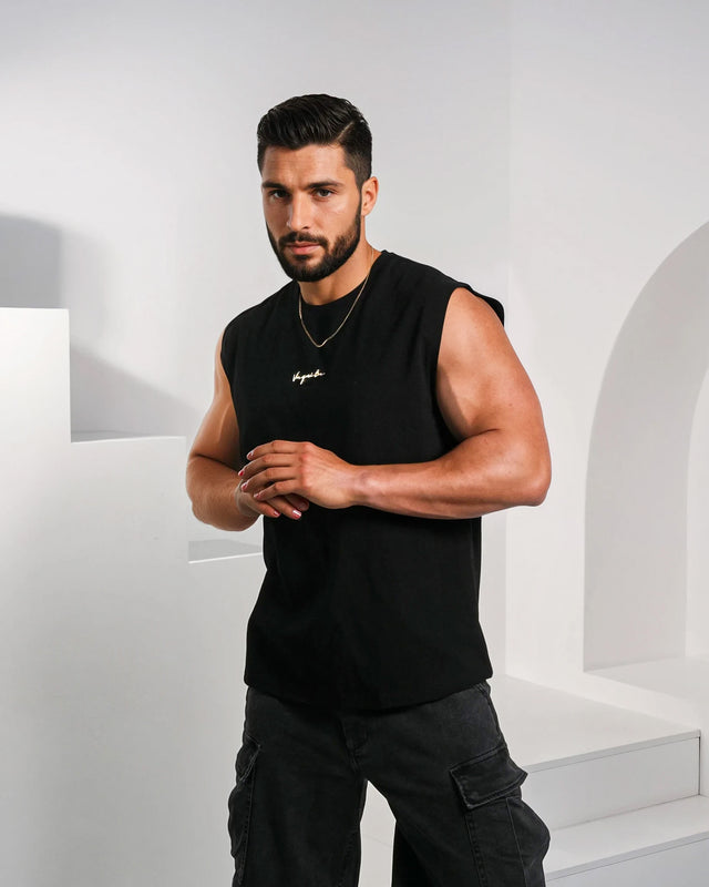 Rexton Classic Muscle Tank - Black