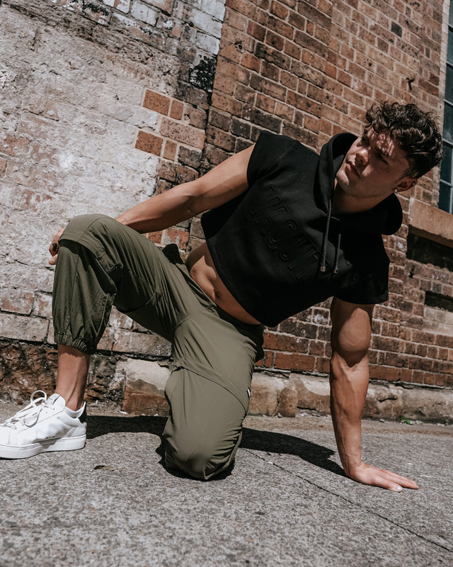 Tiered Cargo Pants Classic - Army Green