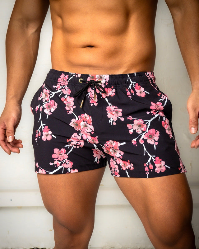 NEW Sakura Noir - Swim & Beach Shorts