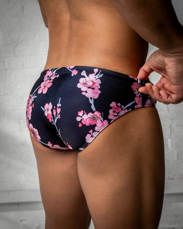 NEW Sakura Noir - Enhancing Swim Brief