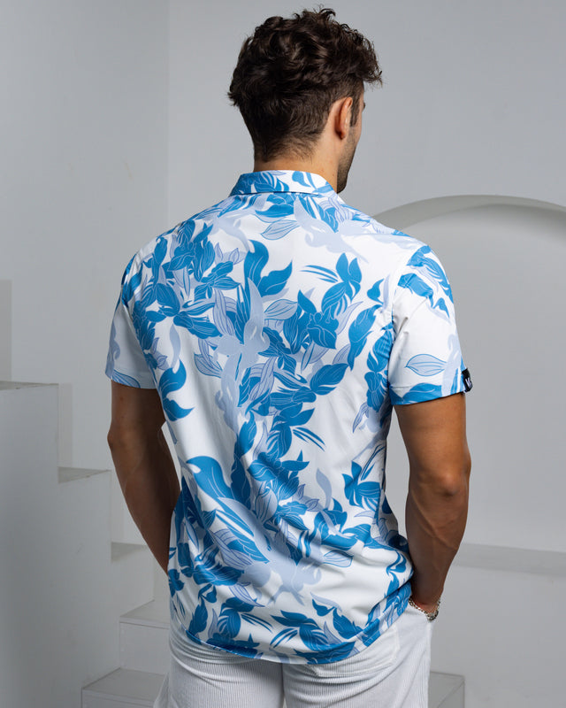 Men's Ice Silk Shirt - Winter Bloom