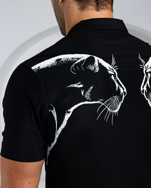 Men's Ice Silk Shirt - Black Panther