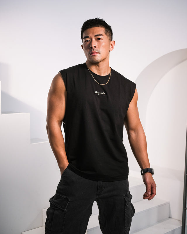 Rexton Classic Muscle Tank - Black