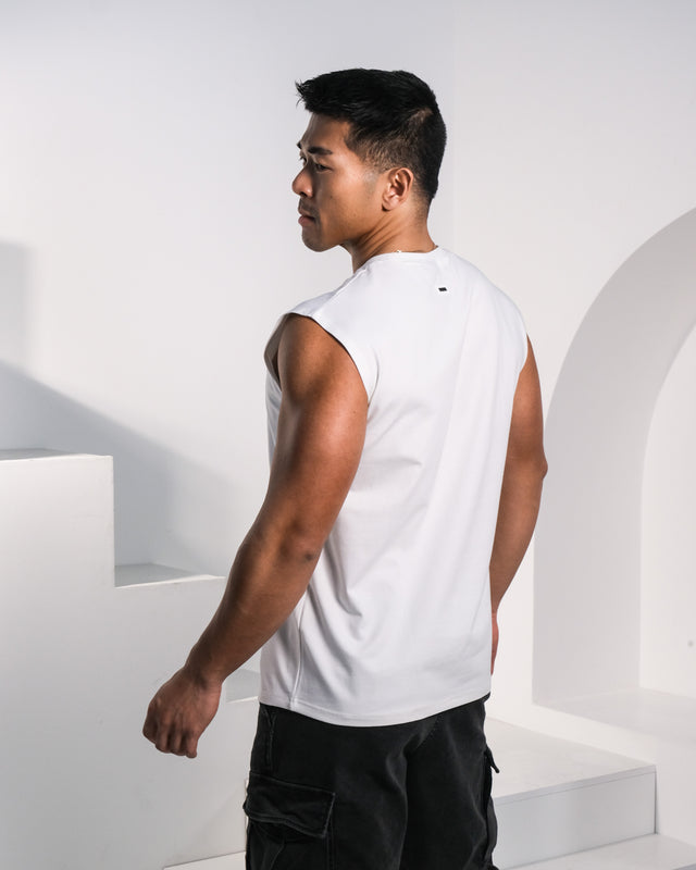 Rexton Classic Muscle Tank - White