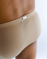 Ribbed Underwear PACK of 3 - Sand