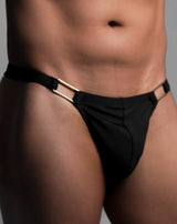 Ryker Buckle Thong - Black