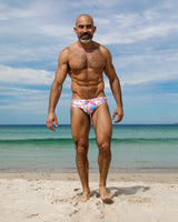 Pink Oasis - Enhancing Swim Brief