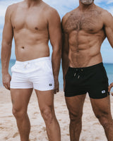 Ultra-Soft Swim & Beach Shorts - White