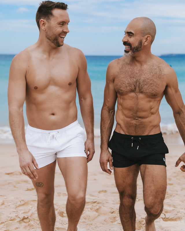 Ultra-Soft Swim & Beach Shorts - Black