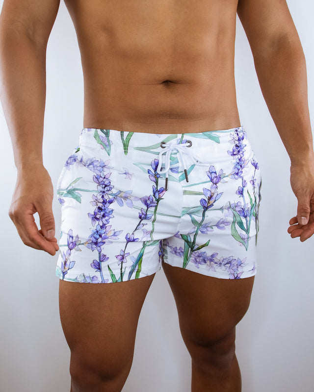 Lavandé Matching Set - Swim Brief & Resort Shorts