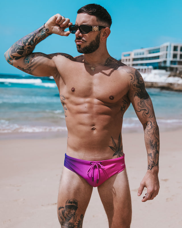 Amethyst Ombré - Enhancing Swim Brief