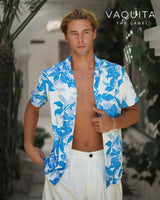 Men's Ice Silk Shirt - Winter Bloom