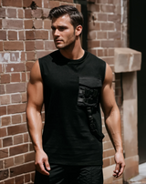 Venture Tank - 100% Cotton Classic Fit - Black