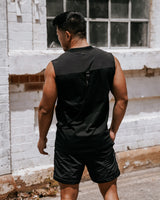 Venture Tank - 100% Cotton Classic Fit - Black