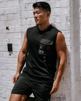 Venture Tank - 100% Cotton Classic Fit - Black