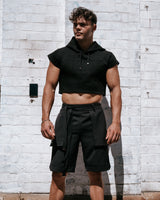 Men’s Tailored Samurai Shorts - Black