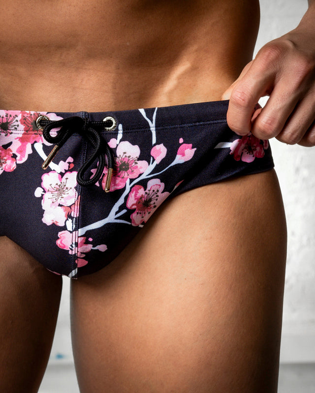 NEW Sakura Noir - Enhancing Swim Brief