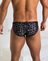 Limited Edition- Dark Emperador- Low-Rise Enhancing Swim Brief