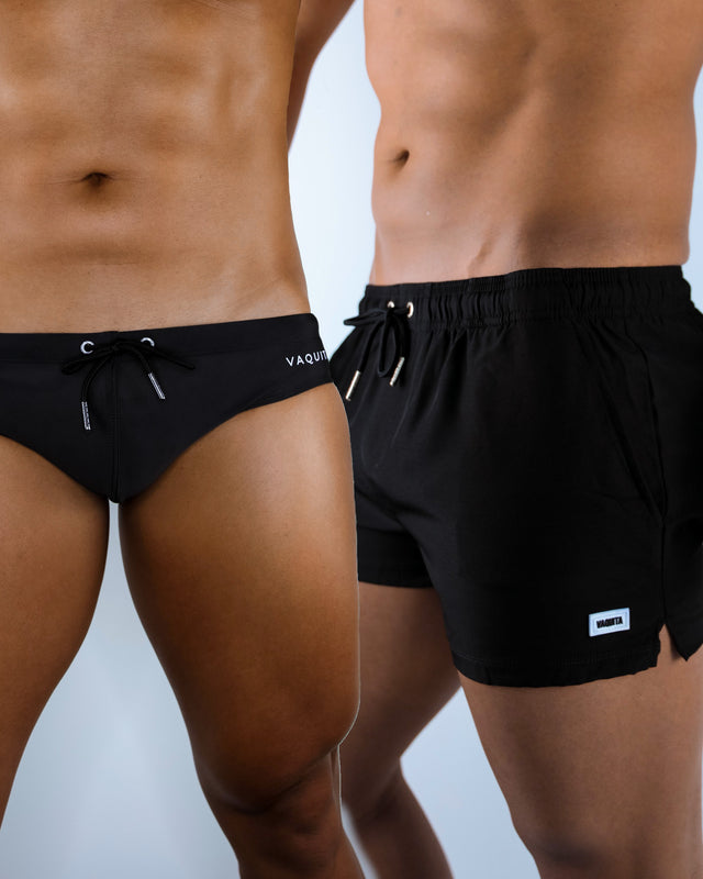 Onyx Matching Set - Swim Brief & Shorts