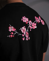 Embroidered Sakura Legacy T-shirt - Black