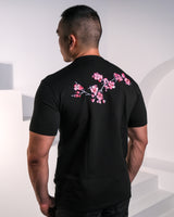 Embroidered Sakura Legacy T-shirt - Black