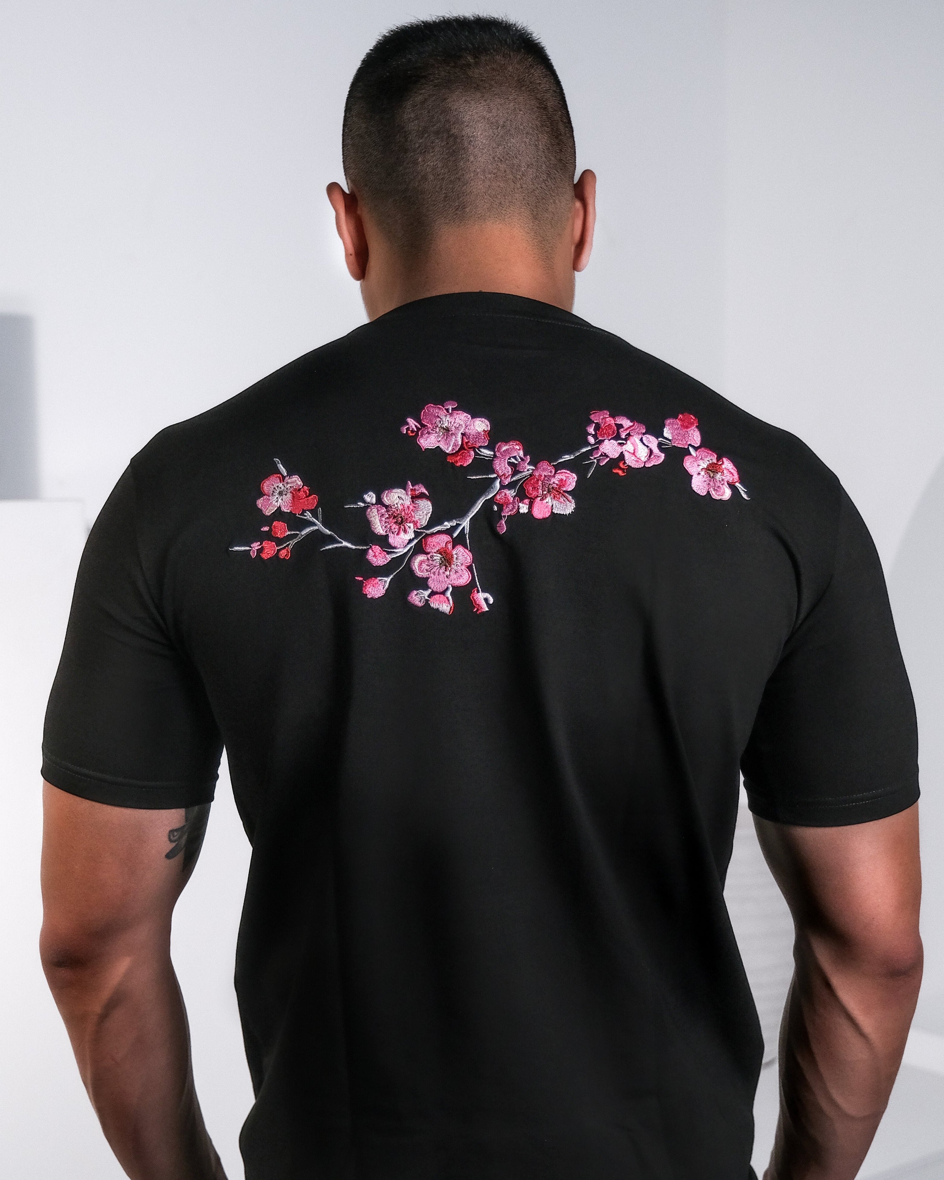 Embroidered Sakura Legacy T-shirt - Black – Vaquita The Label