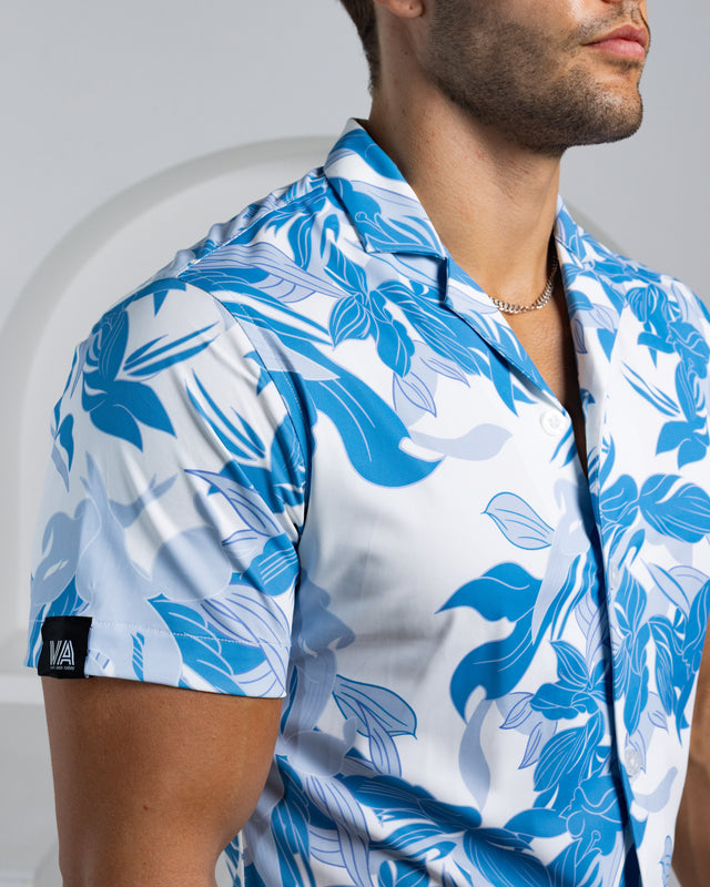 Men's Ice Silk Shirt - Winter Bloom