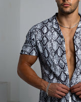 Men's Ice Silk Shirt - Reptilian