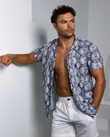 Men's Ice Silk Shirt - Reptilian