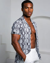 Men's Ice Silk Shirt - Reptilian