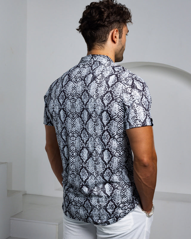 Men's Ice Silk Shirt - Reptilian