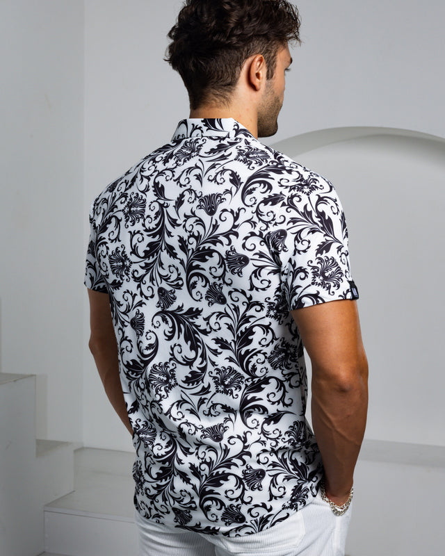 Men's Ice Silk Shirt - QING HUA CI