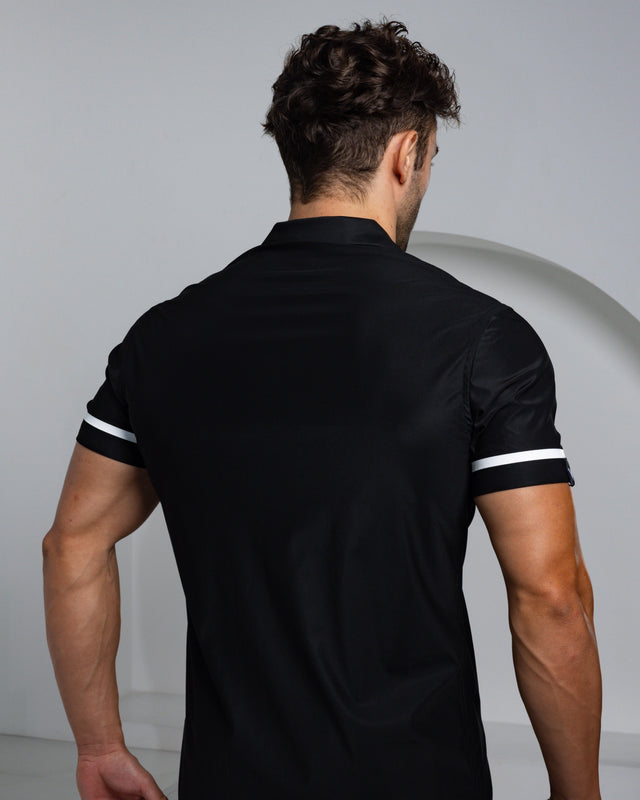 Men's Ice Silk Shirt - Black