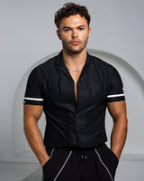Men's Ice Silk Shirt - Black