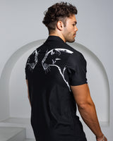 Men's Ice Silk Shirt - Black Panther