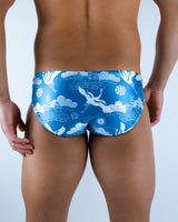 Ocean Temple Matching Set - Swim Brief & Shorts