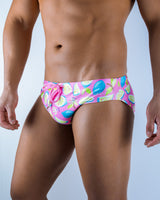 Pink Oasis - Enhancing Swim Brief