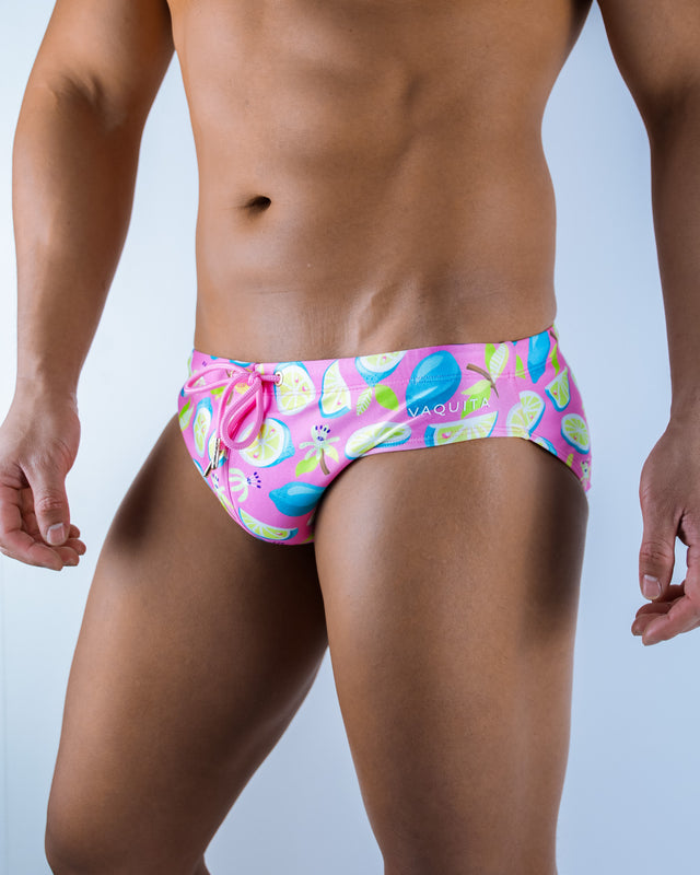 Pink Oasis - Enhancing Swim Brief