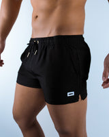 Ultra-Soft Swim & Beach Shorts - Black