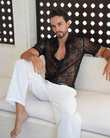 Adorné Lace Shirt - Black