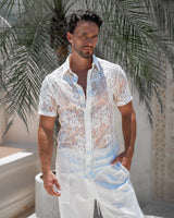 Adorné Lace Shirt - White