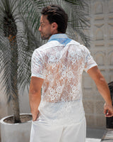 Adorné Lace Shirt - White